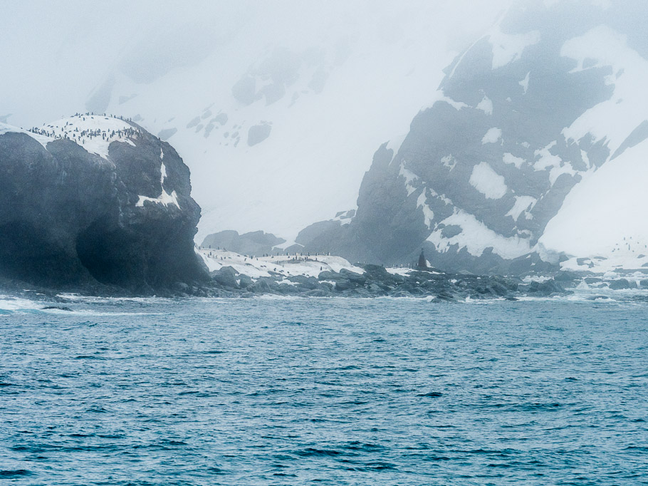 Point Wild with Louis Pardo Bust,  Elephant Island - South Shetland Islands of Antarctica