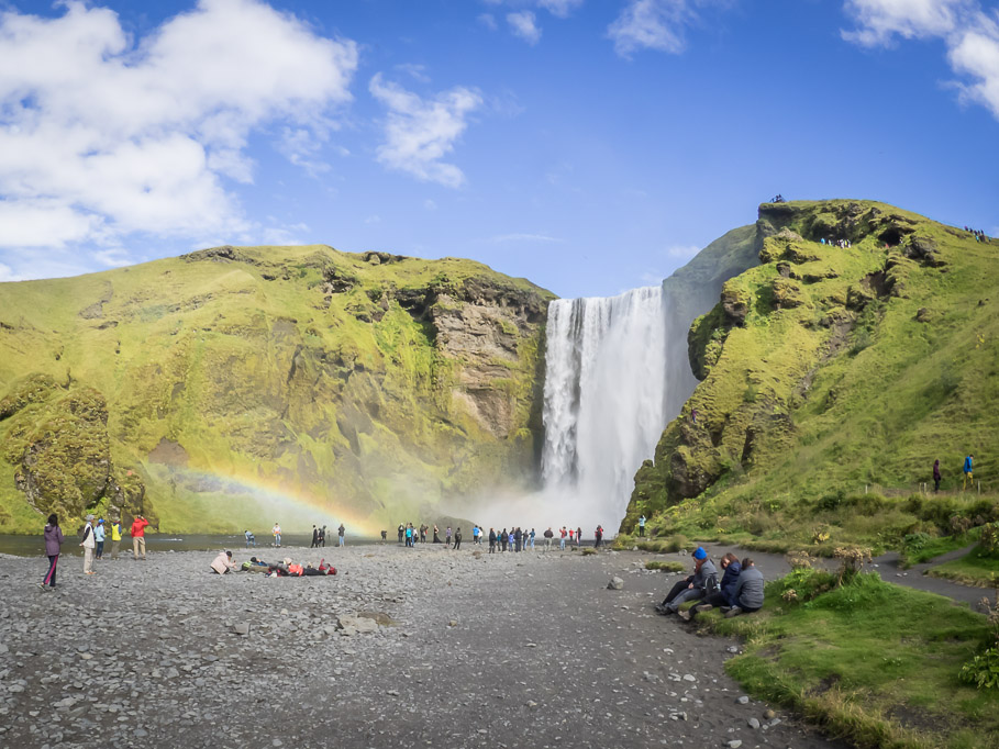 Skogafoss waterfall