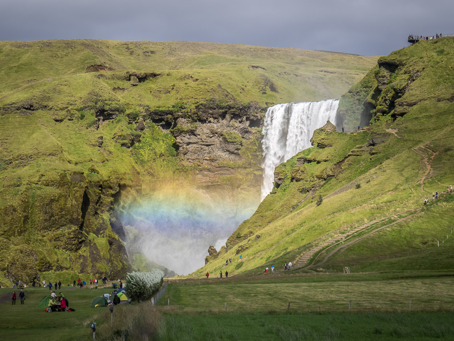 Rainbow at Skogafoss