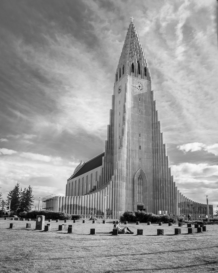 Hallgrimskirkja - Reykjavik (B&W)