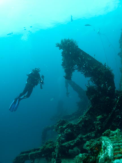 Mark and Davits - Swan Wreck