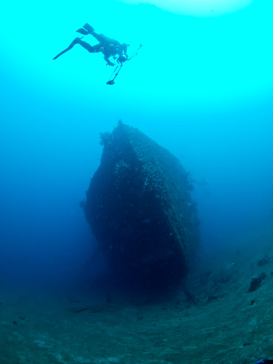 Dave and Shipwreck Bow