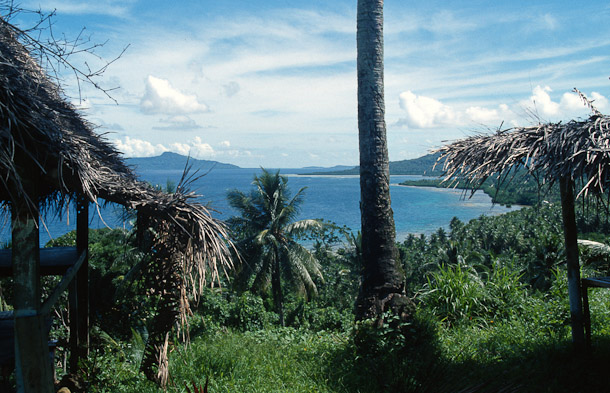 View from Japanese Communications Centre - Weno Is