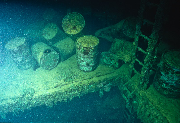 Gasoline drums - Hanakawa Maru