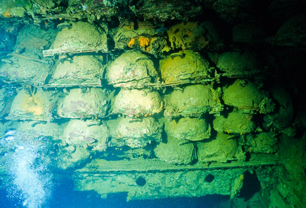 Hemispherical Beach Mines 53 m - San Francisco Maru