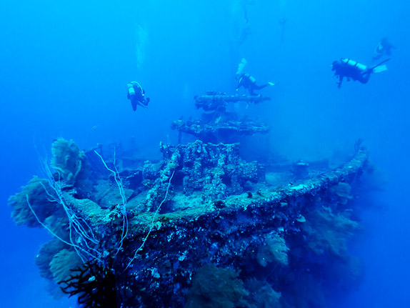 Bow of San Francisco Maru